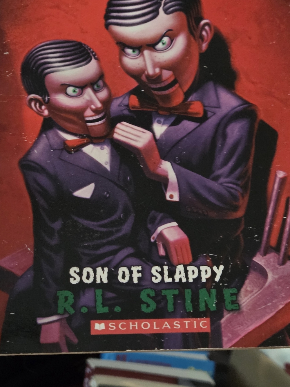 Scholastic Black & Red Goosebumps Back Cover Promo